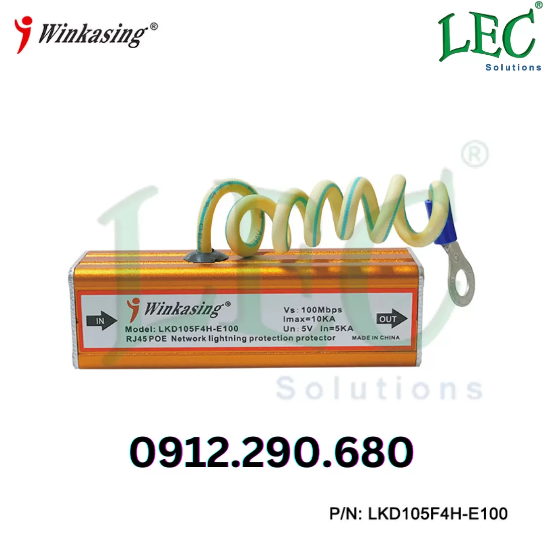 Thiết bị chống sét điện thoại Winkasing LKD105F4H-E100 (RJ11)